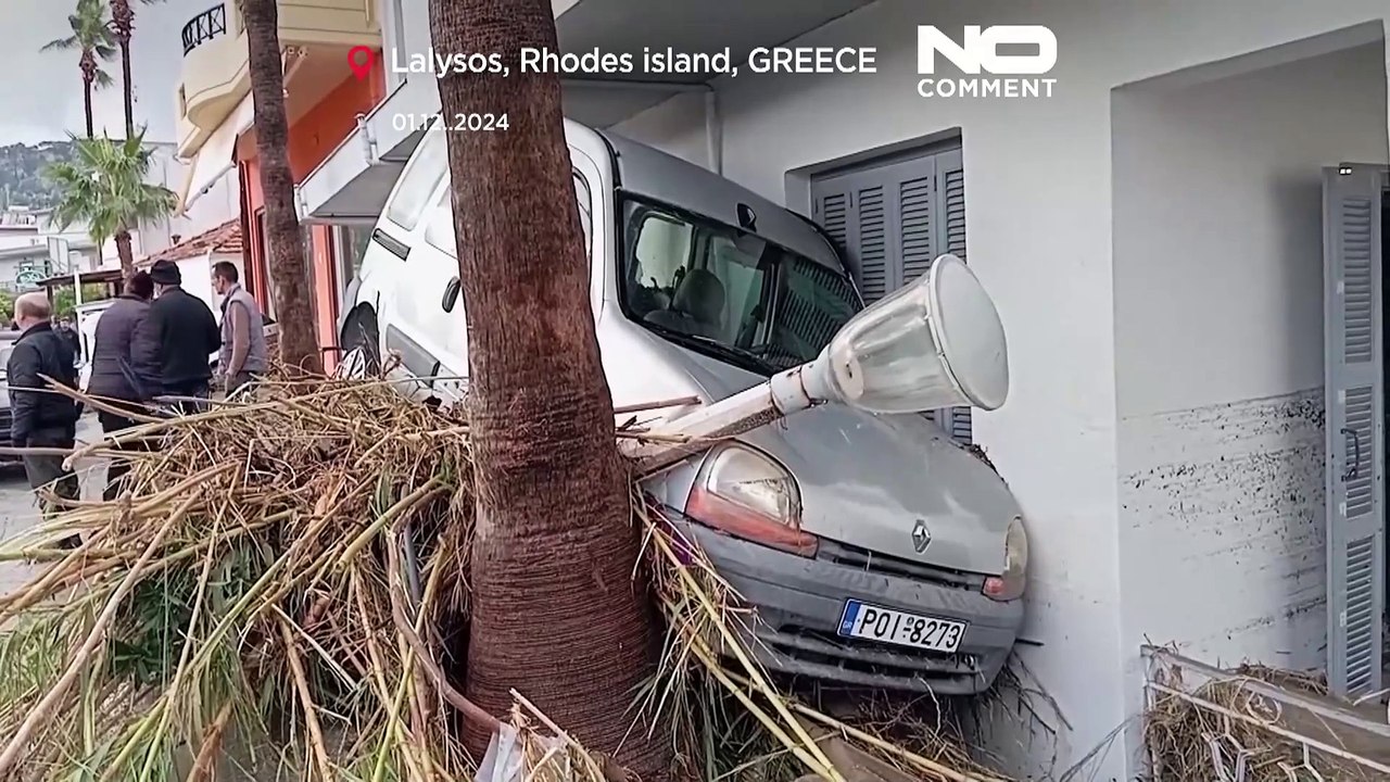 No Comment: Η φονική καταιγίδα Bora στη Ρόδο