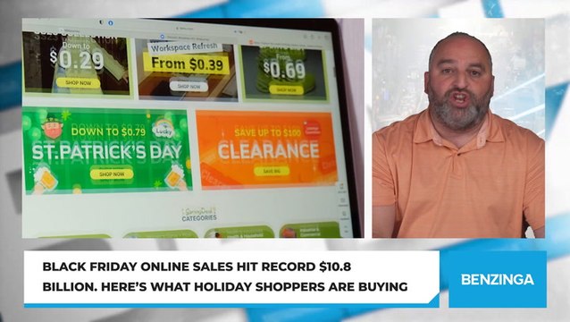 Black Friday Online Sales Hit Record $10.8 Billion. Here's What Holiday Shoppers Are Buying