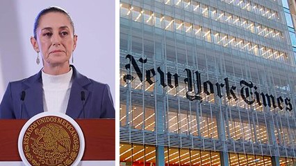 Claudia Sheinbaum se lanza contra el New York Times por criminalizar a estudiantes de química en México