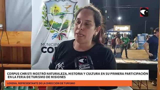Corpus Christi mostró naturaleza, historia y cultura en su primera participación en la Feria de Turismo de Misiones