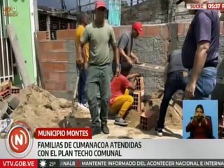 Sucre | Plan Techo Comunal favorecerá a las familias de Cumanacoa