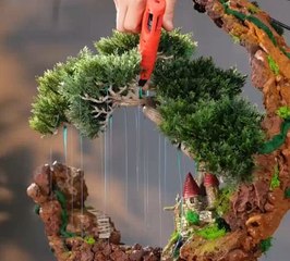 Tiny kingdom! Crafting a miniature castle landscape!