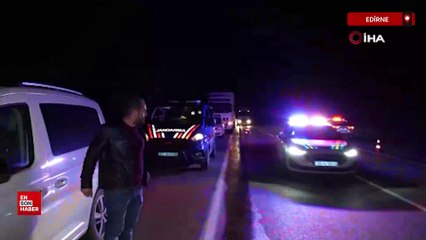 Edirne'de feci kaza! Polonyalı tır sürücüsü hayatını kaybetti