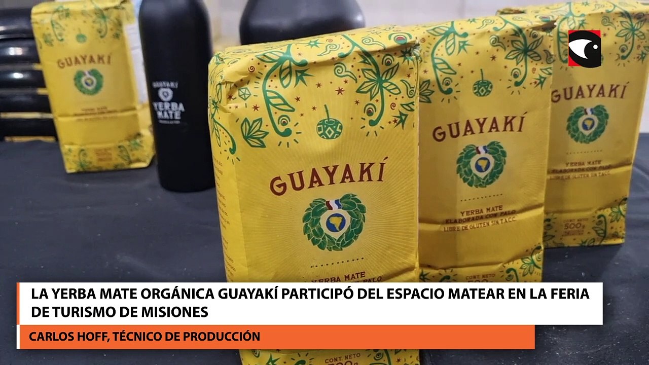 La yerba mate orgánica Guayakí participó del espacio Matear en la Feria de Turismo de Misiones