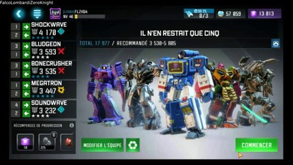 Transformers Forgés d'Acier (Walkthrough FR) épisode 63: Il n'en restait que cinq (100%)