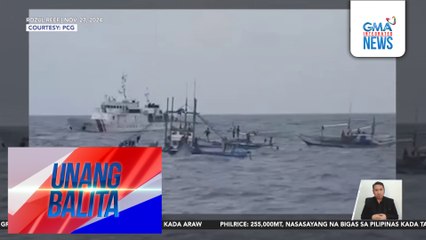Mga mangingisdang Pinoy sa Rozul Reef, itinaboy ng helicopter ng China; PCG, sumaklolo | Unang Balita