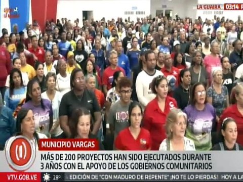 La Guaira | Comunas son beneficiadas con financiamientos para proyectos comunales del mcpio. Vargas