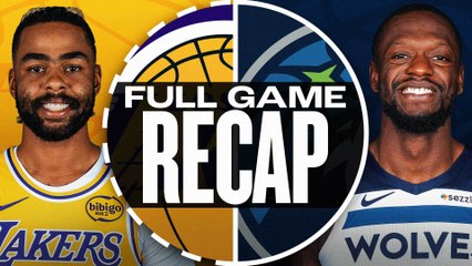 Game Recap: Timberwolves 109, Lakers 80