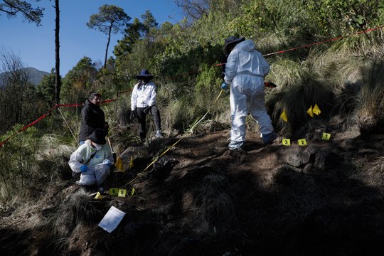 Localizan 12 restos óseos en Santo Tomás Ajusco