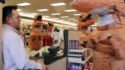 Walking Into Random Stores With 100 Dinosaurs