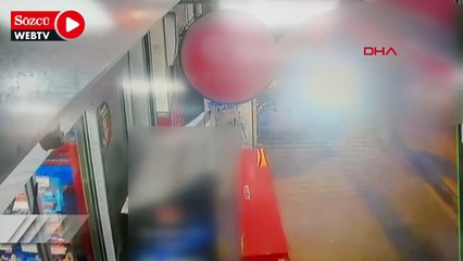 Esenyurt'ta  yanındaki çocuğu ve kendini de vuran şüphelinin olay öncesi görüntüleri ortaya çıktı