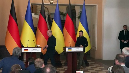 Zelenski pide a jefe del gobierno alemán más armas y apoyo para una paz “justa” con Rusia