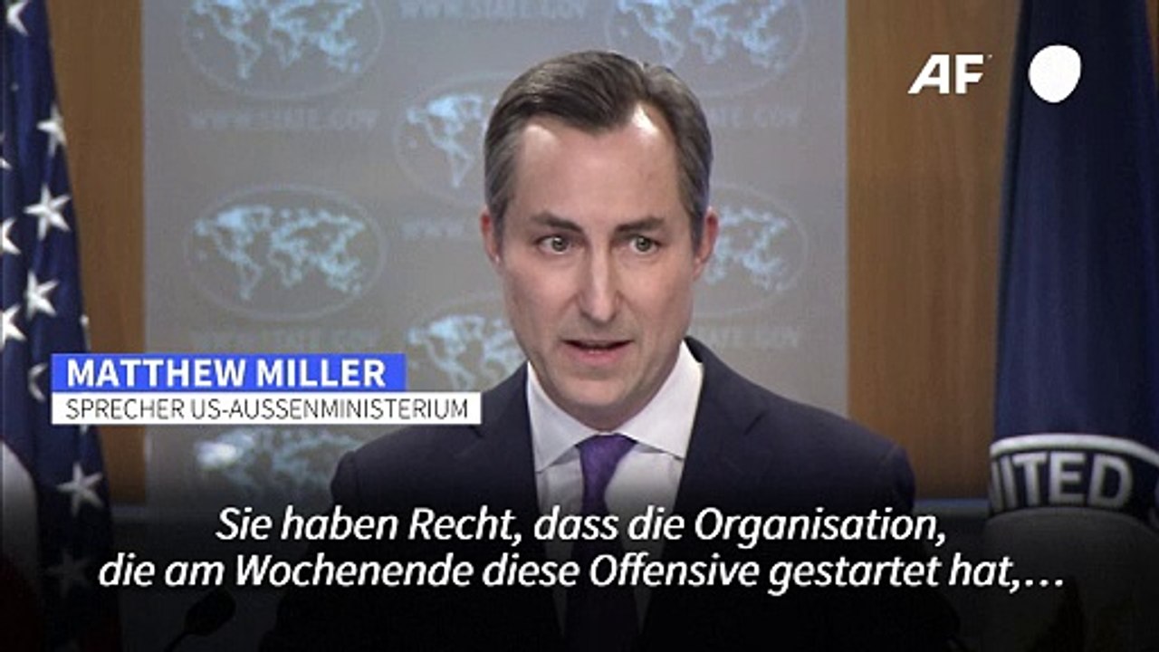 USA: 'Wir unterstützen die Rebellen in Syrien nicht'