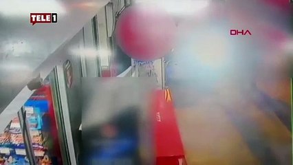 Çocuğu alıkoyup polise ateş açmıştı, olay öncesi marketteki görüntüleri ortaya çıktı