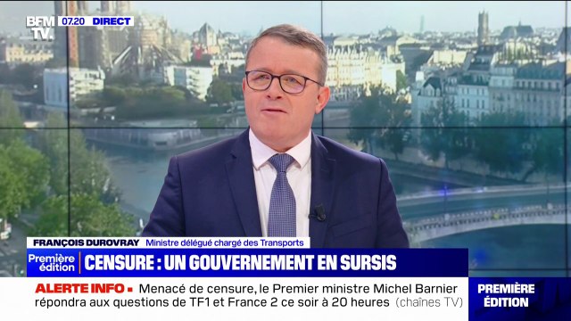 François Durovray (ministre des Transports): Le budget de la France ne se joue pas au loto