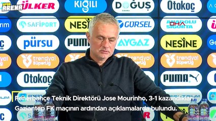 Mourinho'dan Galatasaray'a olay sözler: Açıklamalarını saçma buluyorum
