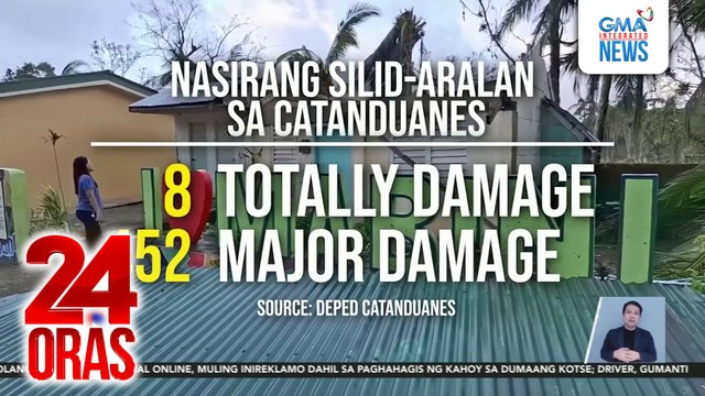 Kapusong Totoo - Kapuso classroom sa Catanduanes; regalo para sa mga batang nasalanta; 95,000 katao natulungan ng GMA Kapuso Foundation | 24 Oras