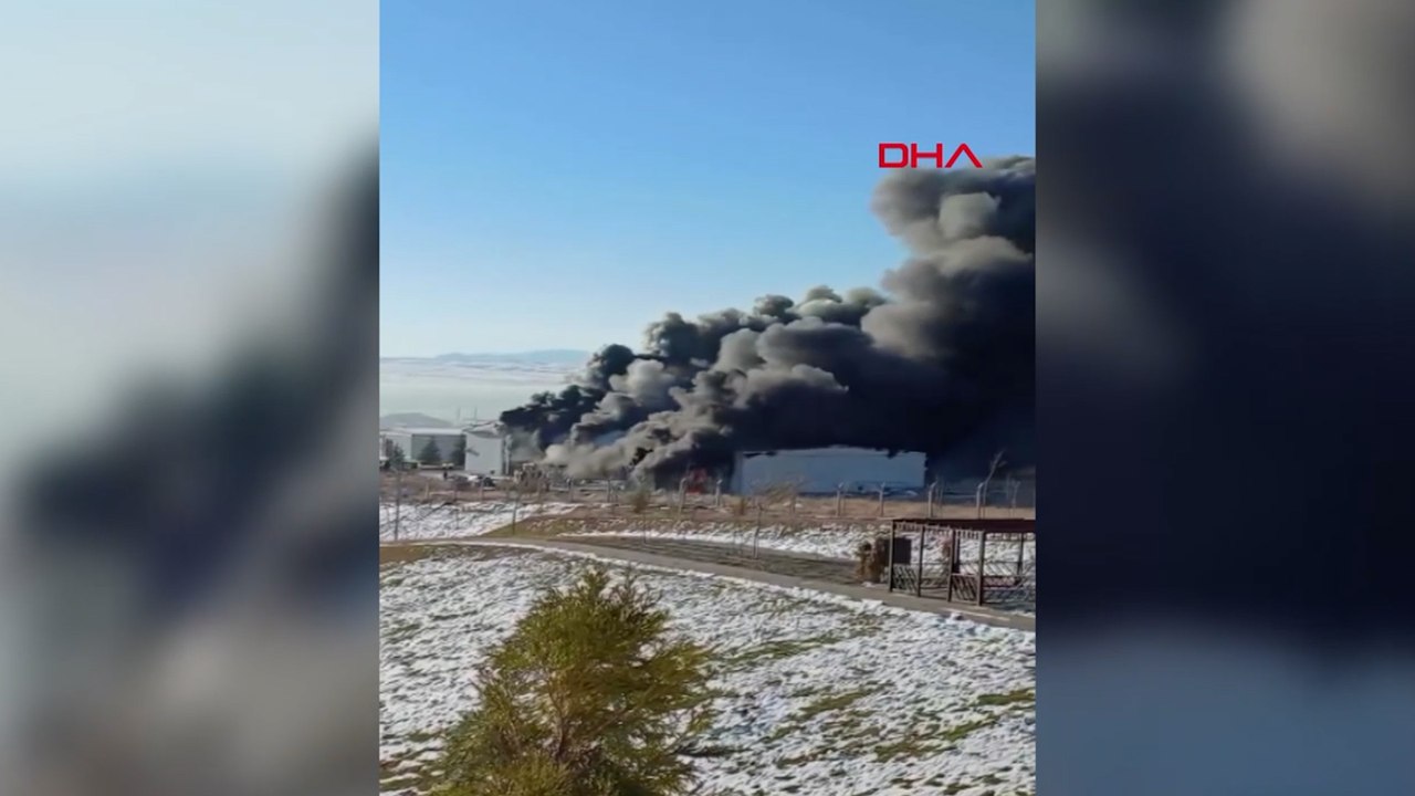 Niğde Organize Sanayi Bölgesi’ndeki bir fabrikada yangın çıktı