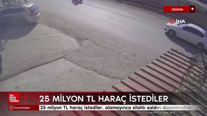 Adana'da istedikleri haracı alamayınca işyerini kurşunladılar