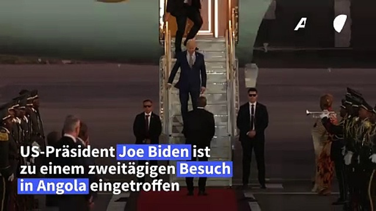 Biden zu Besuch in Angola eingetroffen