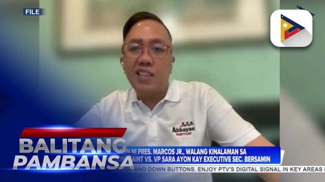 Tanggapan ni PBBM, walang kinalaman sa impeachment complaint vs. VP Sara ayon kay Executive Sec. Bersamin