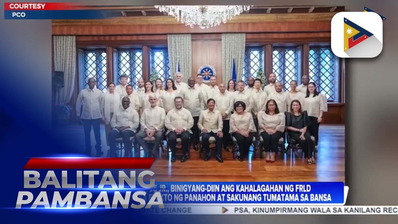 PBBM, binigyang diin ang kahalagahan ng FRLD sa pagtugon sa epekto ng panahon at sakunang tumatama sa bansa