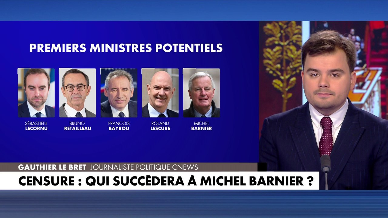 Gauthier Le Bret : «Qui sont les favoris pour Matignon en cas de départ de Michel Barnier ?»