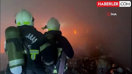 Kahramanmaraş'ta İş Yeri Yangını: Maddi Hasar Oluştu