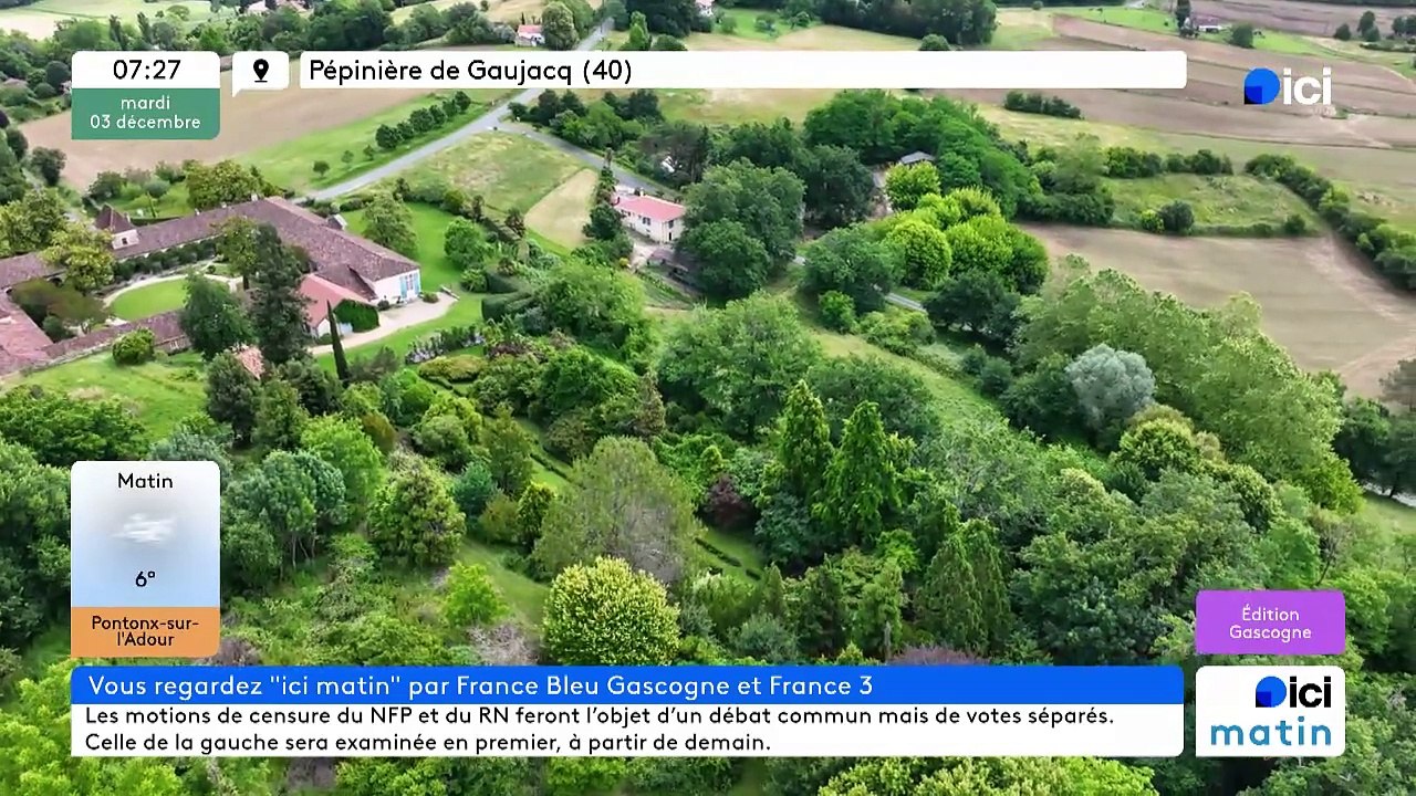 03/12/2024 - ICI Matin France Bleu Gascogne en vidéo