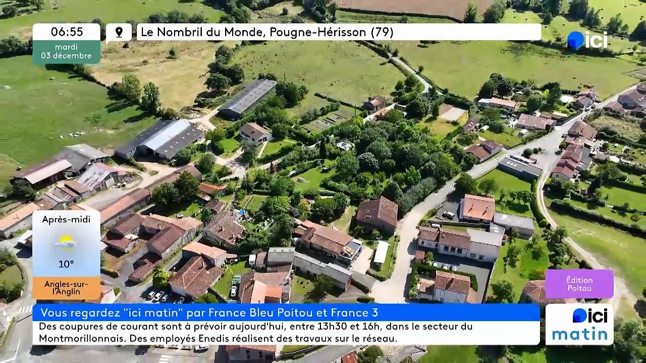 03/12/2024 - ICI Matin France Bleu Poitou en vidéo