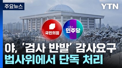 법사위, '탄핵 반발' 검사 감사요구안 의결..."조폭 정치" / YTN