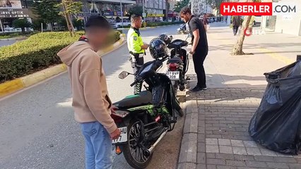 Trafiği Tehlikeye Düşüren Gençler Cezalandırıldı