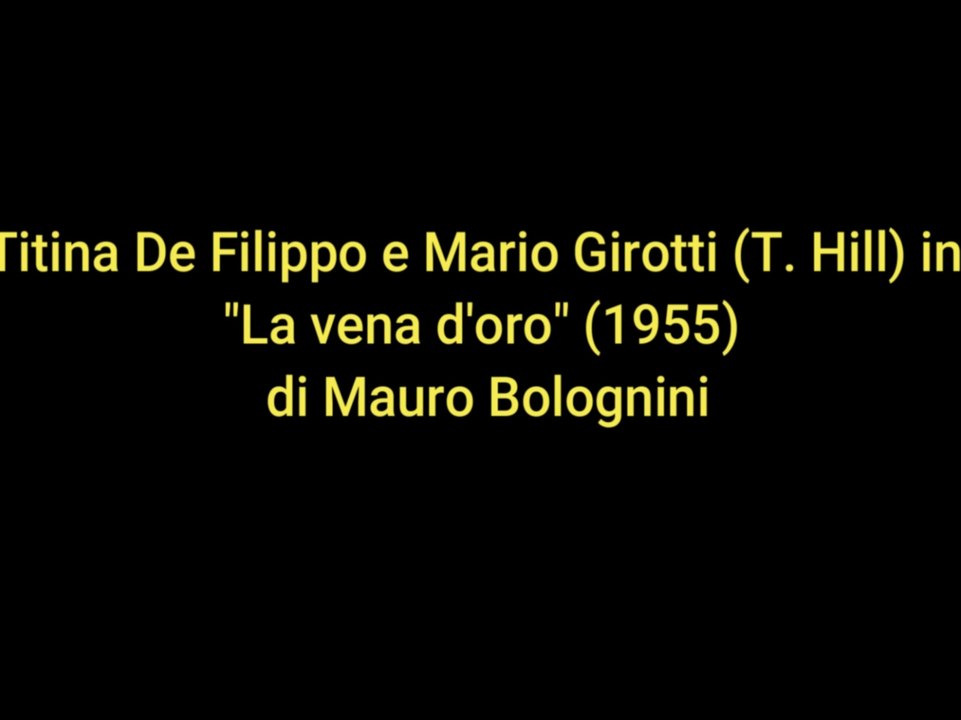 Titina De Filippo in "La vena d'oro" (1955) di Mauro Bolognini