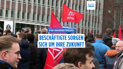 Warnstreiks: Volkswagen-Beschäftigte sorgen sich um die Zukunft