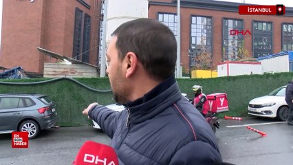 Küçükçekmece'de hatalı park eden araç trafiği kilitledi