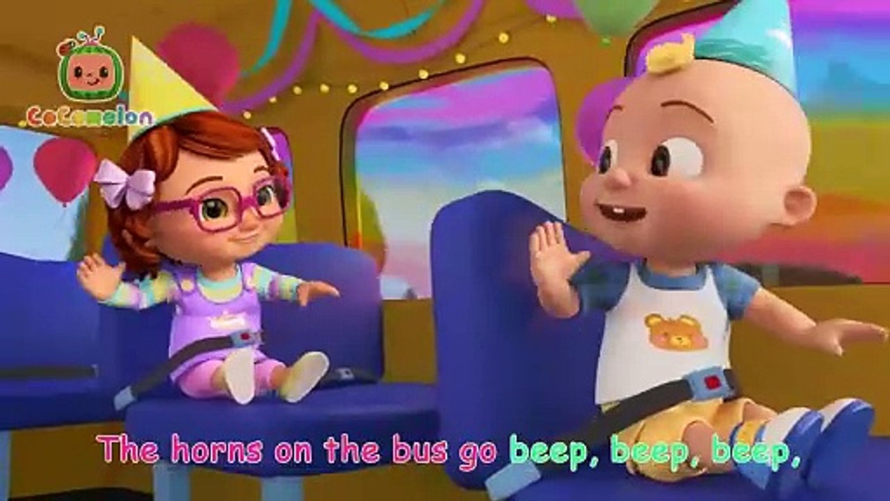 Wheels on the Birthday Bus Song!  Happy Birthday JJ!  _ CoComelon Nursery Rhymes & Kids Songs