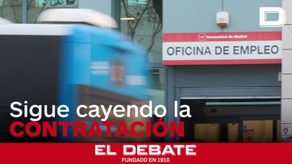 El paro baja a mínimos de 2007 mientras la contratación sigue en caída libre