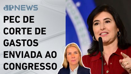 Simone Tebet diz que revisão de gastos se estenderá até 2026; Deysi Cioccari comenta