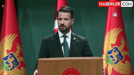 Karadağ Cumhurbaşkanı Milatovic, Türkiye'nin Balkanlardaki rolünü "yapıcı" olarak nitelendirdi Açıklaması