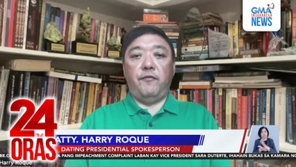 Harry Roque, nakalabas ng bansa; Naghain ng counter-affidavit para sa reklamo sa kaniya | 24 Oras