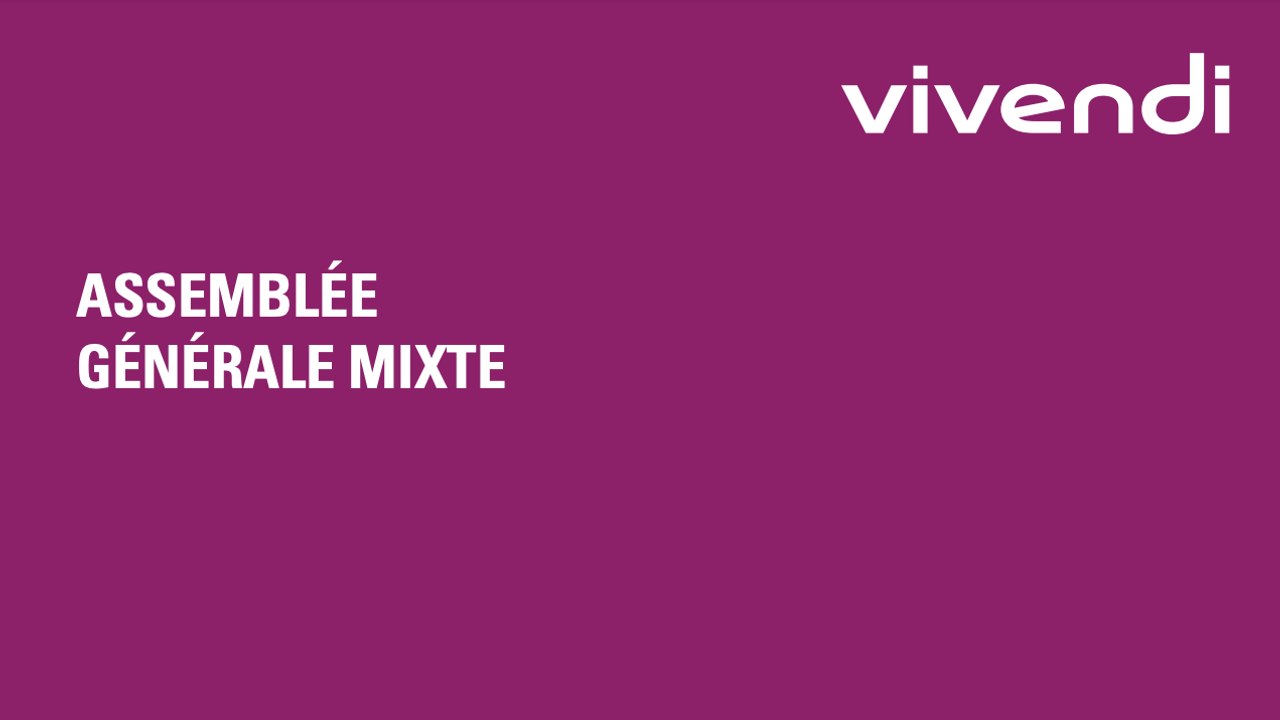 Assemblée générale mixte des actionnaires de Vivendi du 9 décembre 2024