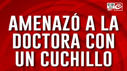 Falso paciente quedó filmado cuando le robaba a doctora que lo estaba atendiendo