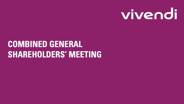 Vivendi’s Shareholders’ Meeting on December 9, 2024