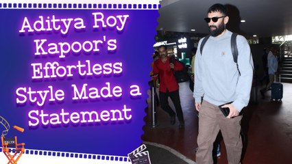 Aditya Roy Kapoor was Spotted At the Mumbai Airport in a Stylish Casual Outfit