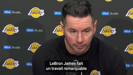 Lakers - Redick sait qu'il doit gérer le temps de jeu de LeBron James