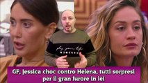 GF, Jessica choc contro Helena, tutti sorpresi per il gran furore in lei