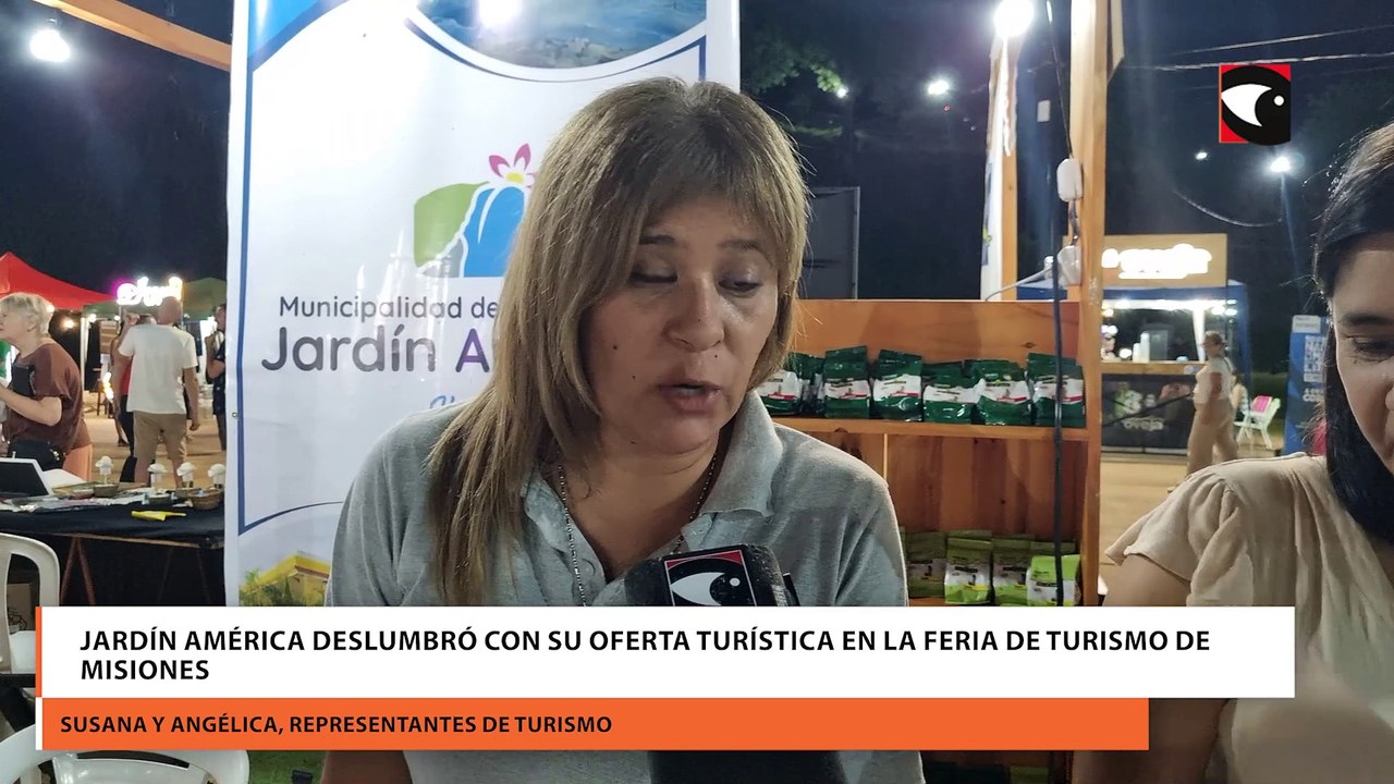 Jardín América deslumbró con su oferta turística en la Feria de Turismo de Misiones