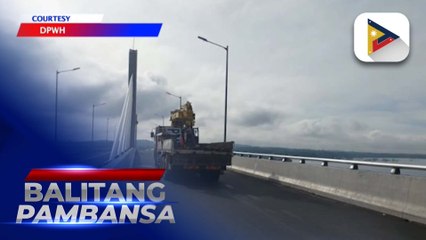 Pagsasaayos ng aspalto sa Panguil Bay Bridge sa Mindanao, nakumpleto na