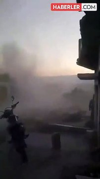 Suriye'de rejim ile muhalifler arasında devam eden çatışmalardan en net görüntü