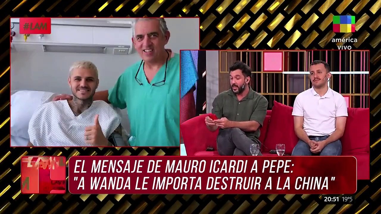 Mauro Icardi ventiló la frase más terrible de Wanda Nara contra la China Suárez: "Si se cruzaba..."